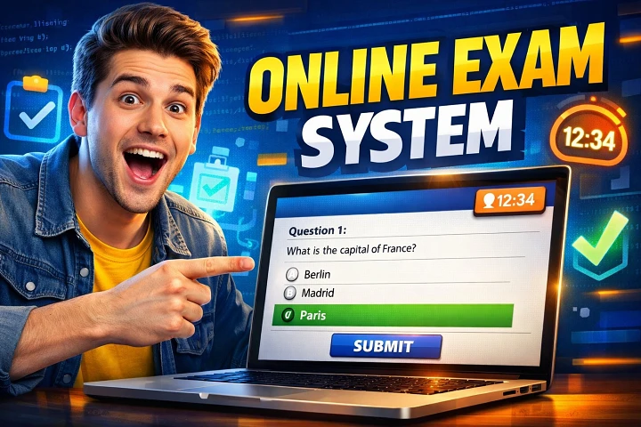 Online Exam System Project Explanation: Modules, Database, Workflow & Viva Guide