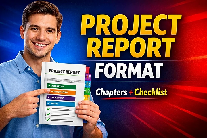 What Should Be Included in a Project Report? Full Format, Chapter-Wise Structure + Checklist blog cover image
