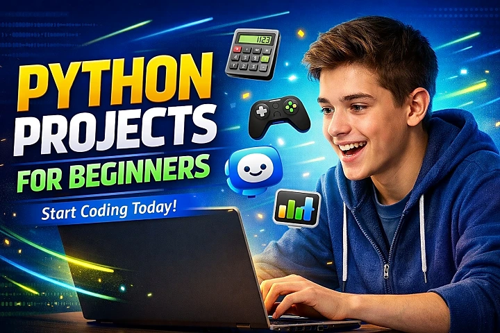 Beginner Python Projects for Students: 15 Easy Ideas for Mini &amp; Final-Year Work blog cover image