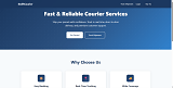 Courier Service Management System Final Year PHP Project screenshot 1