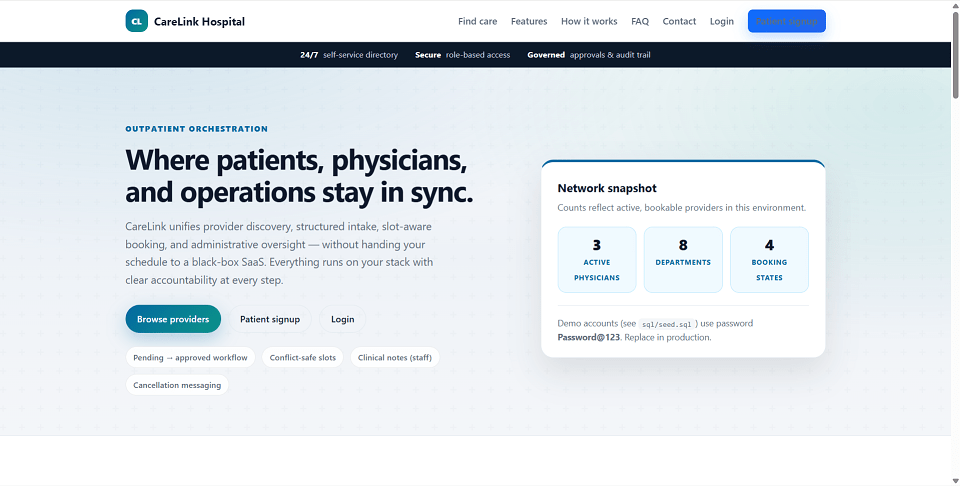 Online Doctor Appointment Final Year PHP Project preview