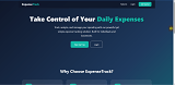 Daily Expense Tracker Final Year PHP Project screenshot 1