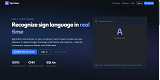 Sign Language Recognition System using Python screenshot 1