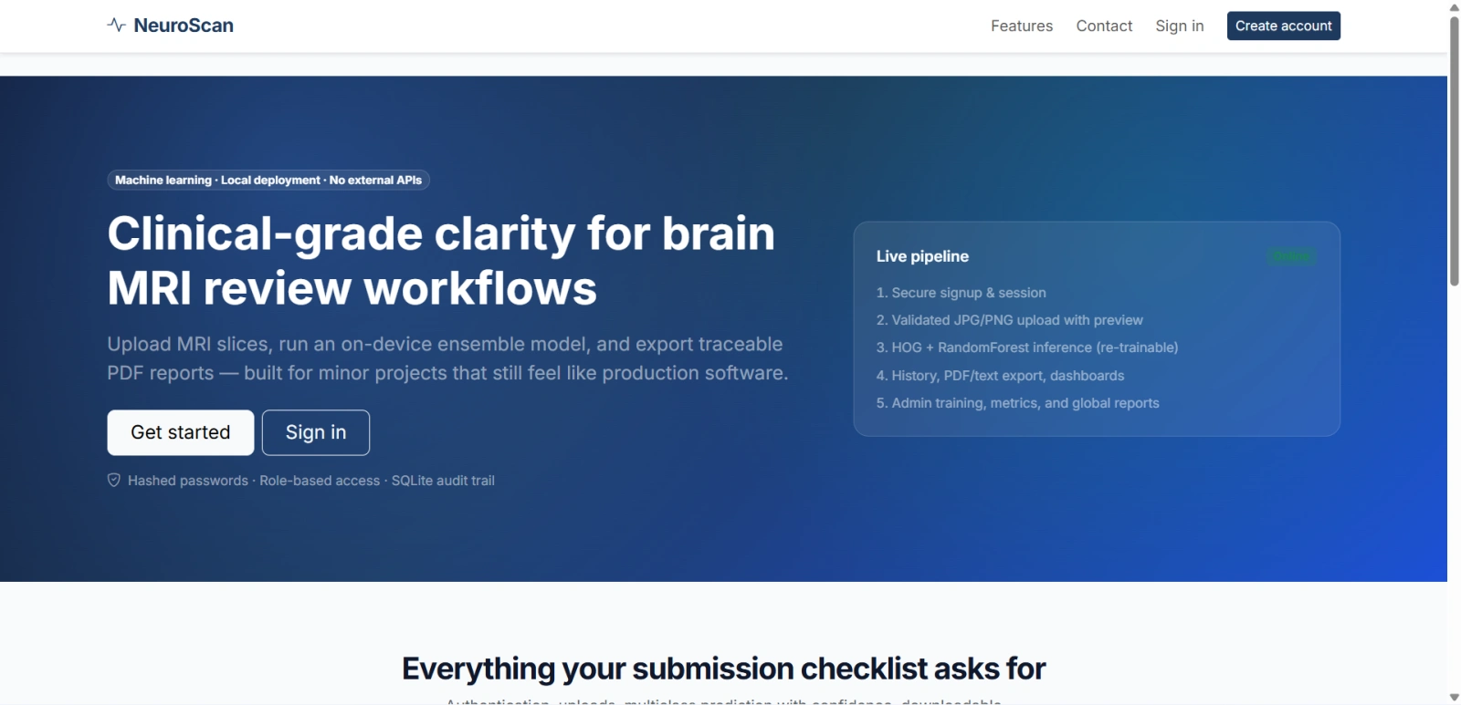 Brain Tumor Detection System Using Machine Learning zoomed preview