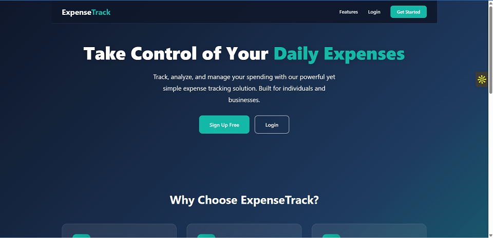 Daily Expense Tracker Final Year PHP Project preview
