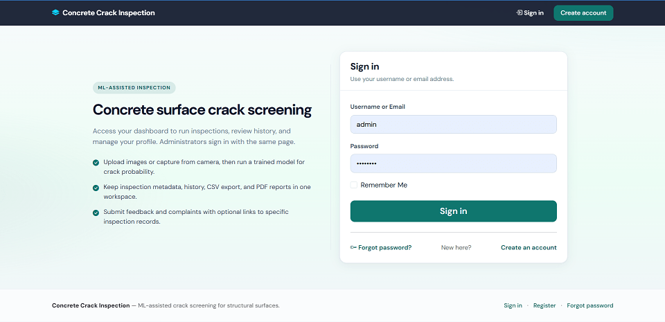 Concrete Crack Detection Using Machine Learning  preview