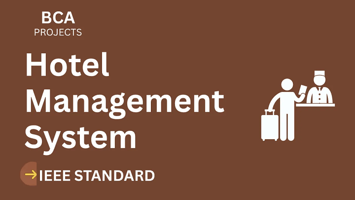 Hotel Management System – BCA Project Report with IEEE Standard Format blog cover image