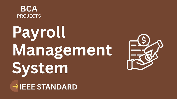 Payroll Management – BCA Project Report with IEEE Standard Format blog cover image