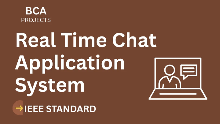 Real Time Chat Application – BCA Project Report with IEEE Standard Format blog cover image
