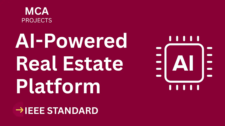 AI-Powered Real Estate Platform – MCA Project Report with IEEE Standard Format blog cover image