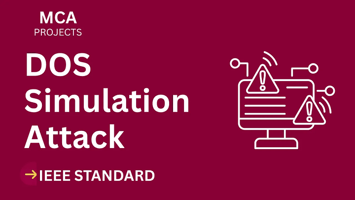 DosAttack – A Denial-of-Service Simulation Tool – MCA Project Report with IEEE Standard Format blog cover image