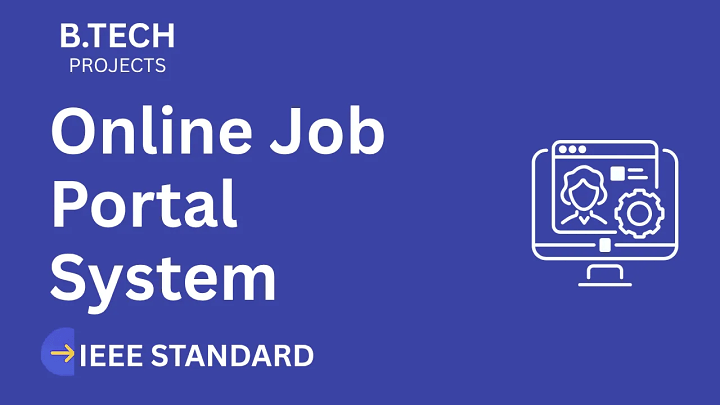 Online Job Portal – B.Tech Project Report with IEEE Standard Format blog cover image