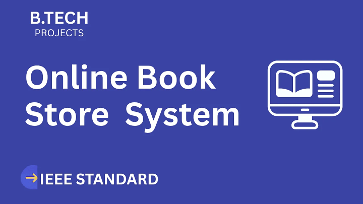Online Book Store – B.Tech Project Report with IEEE Standard Format blog cover image