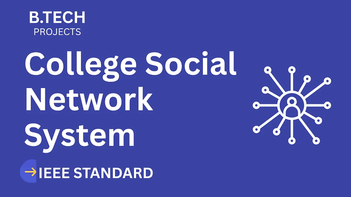 College Social Network – B.Tech Project Report with IEEE Standard Format blog cover image