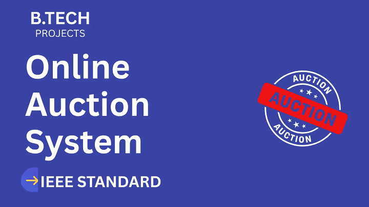 Online Auction System – B.Tech Project Report with IEEE Standard Format blog cover image