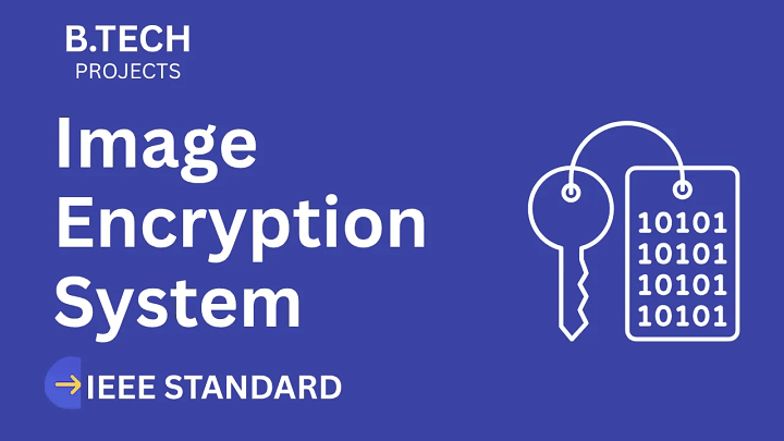 Image Encryption – B.Tech Project Report with IEEE Standard Format blog cover image