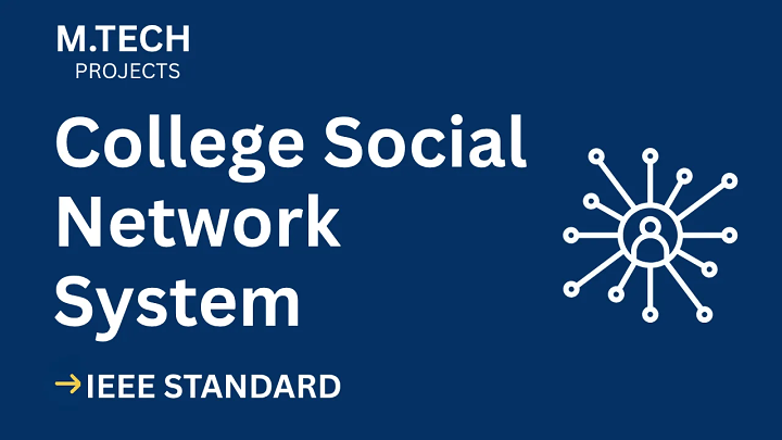 College Social Network – M.Tech Project Report with IEEE Standard Format blog cover image