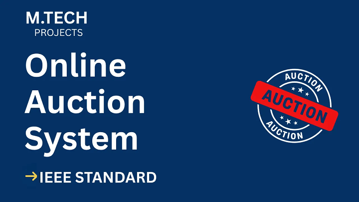 Online Auction System – M.Tech Project Report with IEEE Standard Format blog cover image