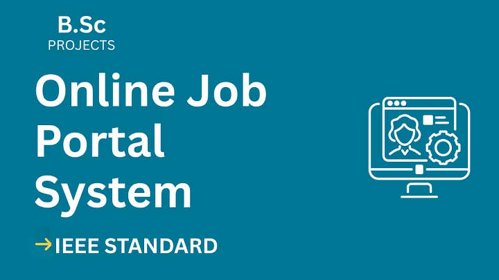 Online Job Portal – B.Sc Project Report with IEEE Standard Format blog cover image