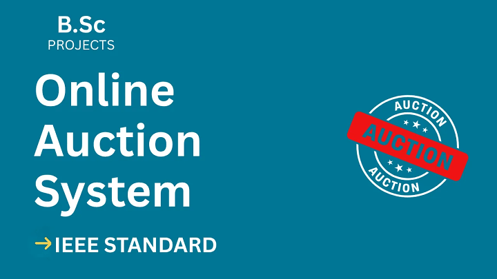 Online Auction System – B.Sc Project Report with IEEE Standard Format blog cover image