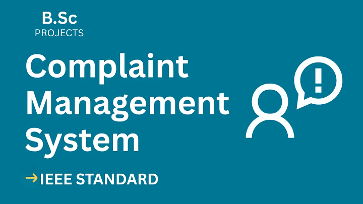 Complaint Management – B.Sc Project Report with IEEE Standard Format blog cover image
