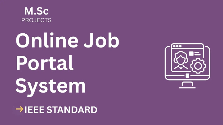 Online Job Portal – M.Sc Project Report with IEEE Standard Format blog cover image