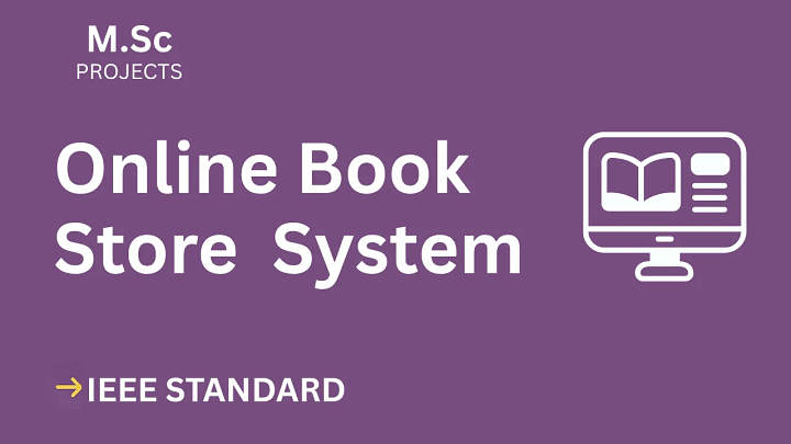 Online Book Store – M.Sc Project Report with IEEE Standard Format blog cover image