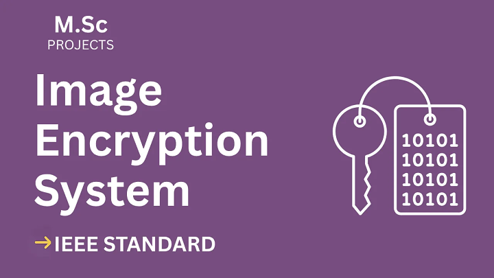 Image Encryption – M.Sc Project Report with IEEE Standard Format blog cover image
