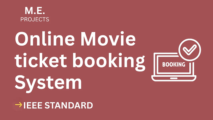 Online Movie ticket booking – ME Project Report with IEEE Standard Format blog cover image