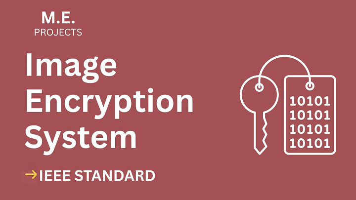Image Encryption – ME Project Report with IEEE Standard Format blog cover image