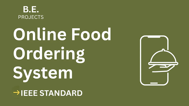 Online Food Ordering – BE Project Report with IEEE Standard Format blog cover image
