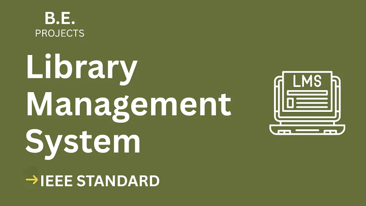 Library Management – BE Project Report with IEEE Standard Format blog cover image
