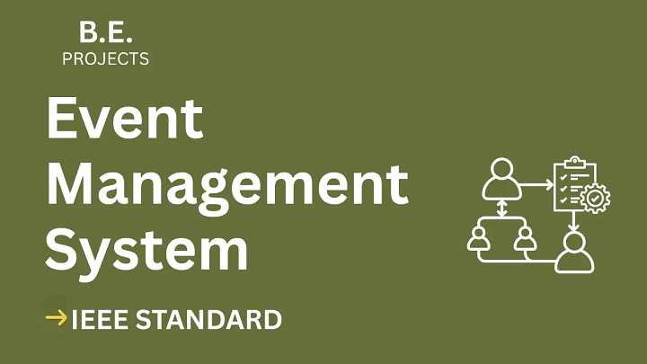 Event Management System – BE Project Report with IEEE Standard Format blog cover image