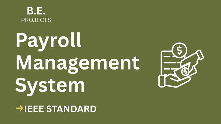 Payroll Management – BE Project Report with IEEE Standard Format blog cover image
