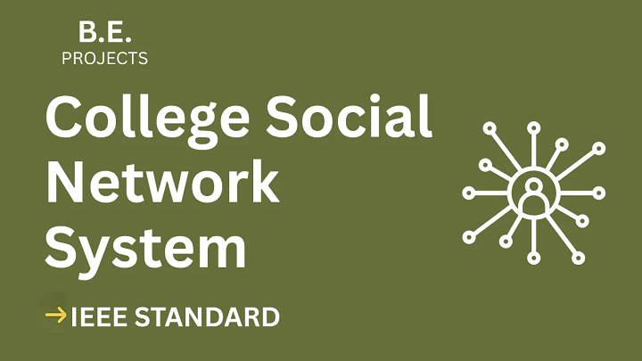 College Social Network – BE Project Report with IEEE Standard Format blog cover image