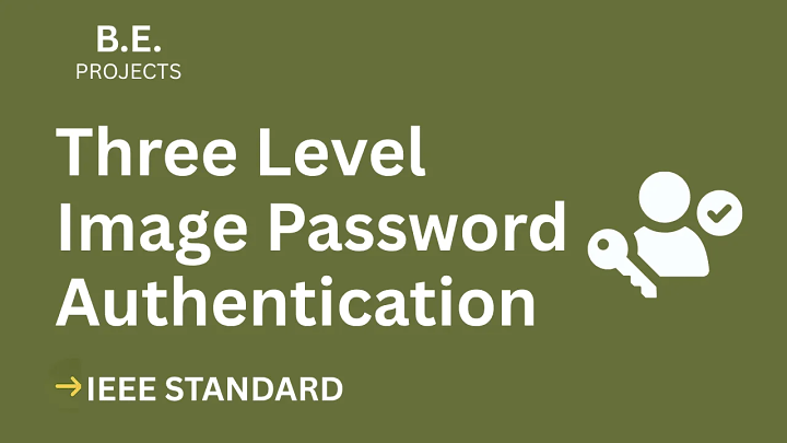 Three Level Image Password Authentication – BE Project Report with IEEE Standard Format blog cover image