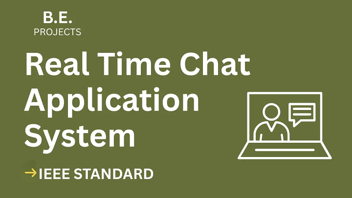 Real Time Chat Application – BE Project Report with IEEE Standard Format blog cover image