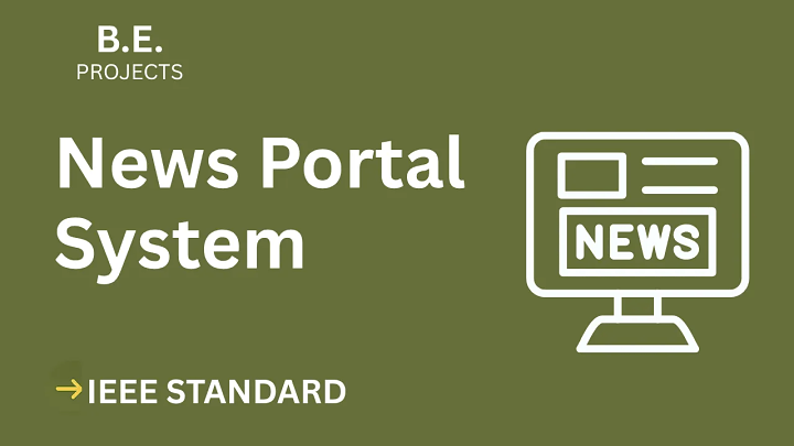 News Portal – BE Project Report with IEEE Standard Format blog cover image