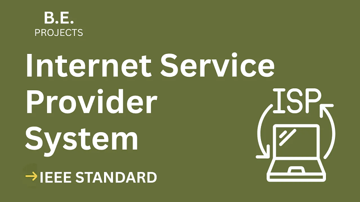 Internet Service Provider – BE Project Report with IEEE Standard Format blog cover image