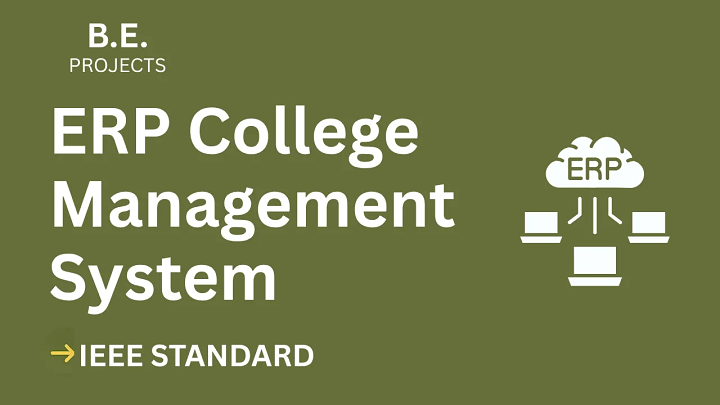 ERP College Management – BE Project Report with IEEE Standard Format blog cover image