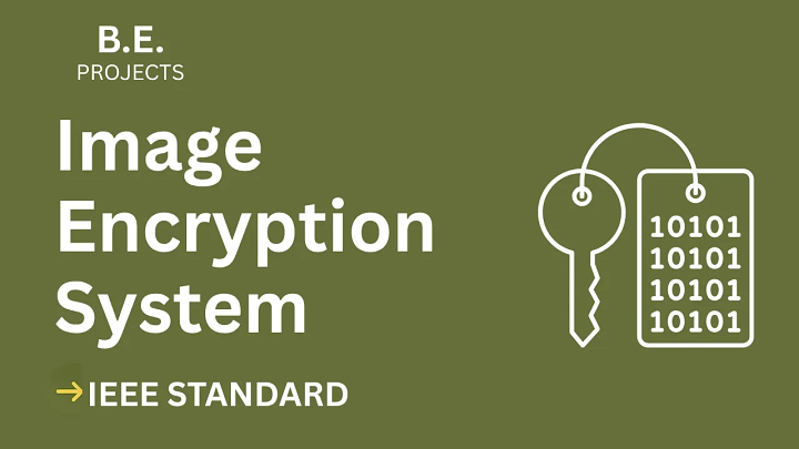 Image Encryption – BE Project Report with IEEE Standard Format blog cover image