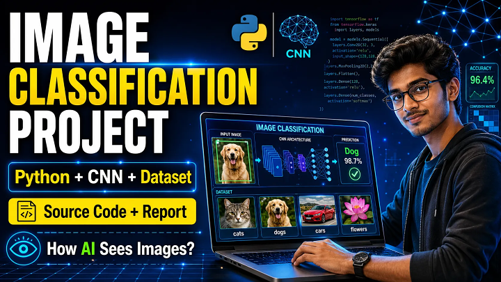 Image Classification Project Guide: Python, CNN, Dataset, Source Code & Report