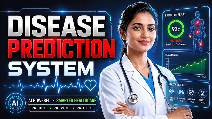 Disease Prediction System Using Machine Learning: Python Project Guide with Source Code Flow