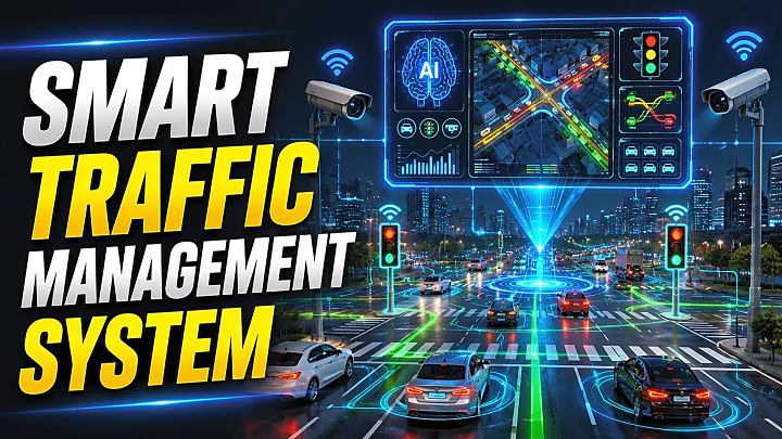 Smart Traffic Management System Final Year Project: IoT, OpenCV, Modules, Report &amp; Source Code Flow blog cover image