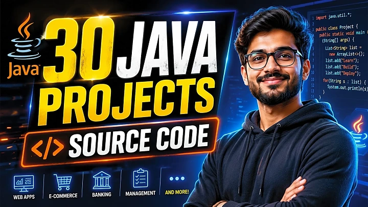 30 Java Projects with Source Code for Final Year Students [2026] blog cover image