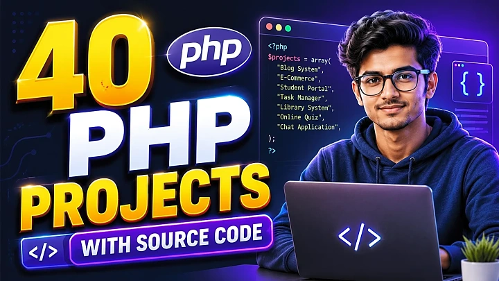 40 PHP Projects with Source Code and Database for Final Year Students blog cover image