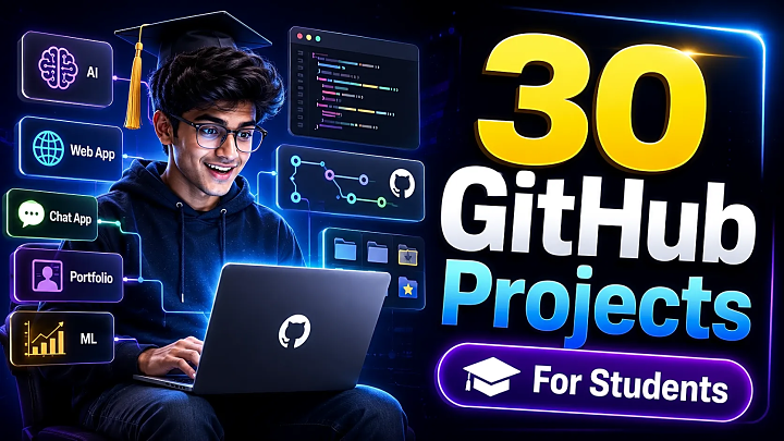 30 GitHub Projects for Students With Source Code, README Tips & Final-Year Guide