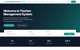 Tourism Management System screenshot 1
