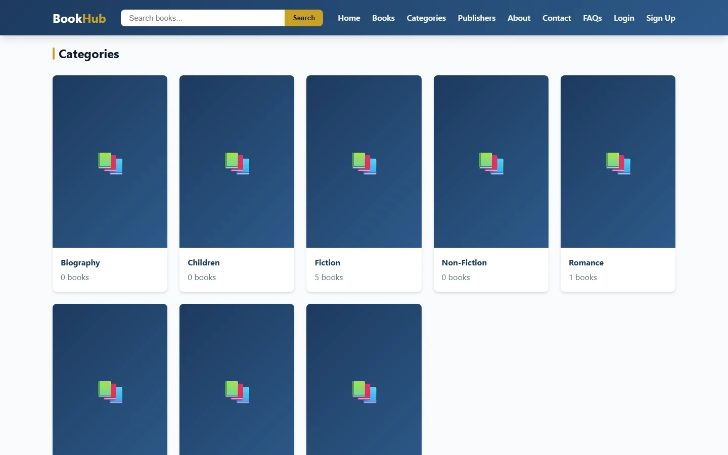 Online Book Store PHP Project zoomed preview