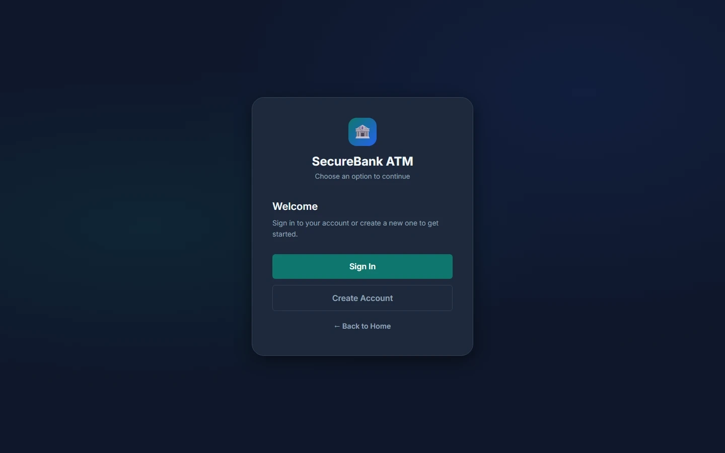 ATM Management System Final Year Project zoomed preview
